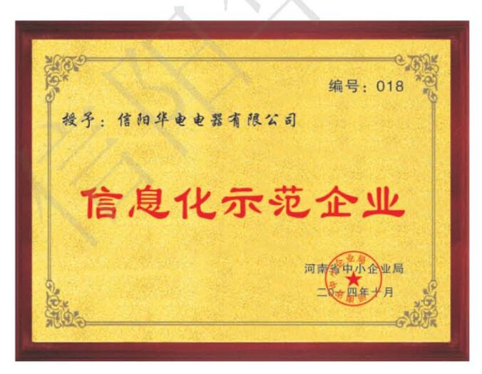 信息化示范企業